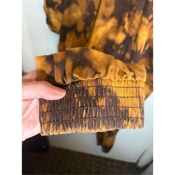 Femi Sepia Tye Dye Jumpsuit Denim size M - Picture 11 of 16